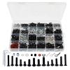 1000pcs Universal RC Screw Kit Screws Assortment Set, Hardware Fasteners for Traxxas Arrma Redcat Axial SCX10 HPI Losi 1/8 1/10 1/12 1/16 Scale RC Cars Trucks Crawler Parts, RC Screws view 1