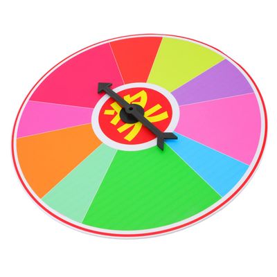 FAVOMOTO Festival Prize Wheel Game Prop Reusable Wheel for Party Fun Interactive Game for Weddings Birthdays and Family Gatherings