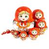 RUTAVM Russian Dolls Natural Wooden Matryoshka Doll Set of 10,Traditional Babushka Home Decor, Wooden Handmade Matryoshka Nesting Dolls view 1