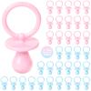 36 Plastic Pacifiers for Baby Shower Game, 2.75 Baby Shower Pacifiers, Pink Pacifiers Baby Shower Decoration DIY, Gender Reveal Party Table Scatter/Baby Shower Party Favors (Blue&Pink) view 1