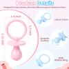 36 Plastic Pacifiers for Baby Shower Game, 2.75 Baby Shower Pacifiers, Pink Pacifiers Baby Shower Decoration DIY, Gender Reveal Party Table Scatter/Baby Shower Party Favors (Blue&Pink) view 2