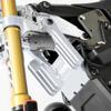 Aluminum 7075 Crash Structure for 1/4 LOSI Promoto-MX Motorcycle LOS06002 LOS06000T1 LOS06000T2, RTR Upgrade Parts Front Faucet Seat Support for Losi 1/4 Motorcycle(Silver) view 1