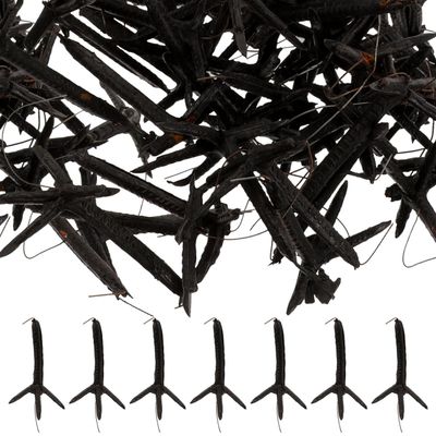 Operitacx 50Pcs Plastic Chicken Doll Claws Feet Accessories for Stuffed Toys Easter Plush Chick Parts 1.77X1.57X1.37 Inch