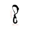 Abaodam 4pcs Rotatable Stroller Hooks Heavy-Duty Bag Hangers for Strollers Wheelchairs Bikes for Keys Wallets Bags Easy to Install Convenient Durable view 3