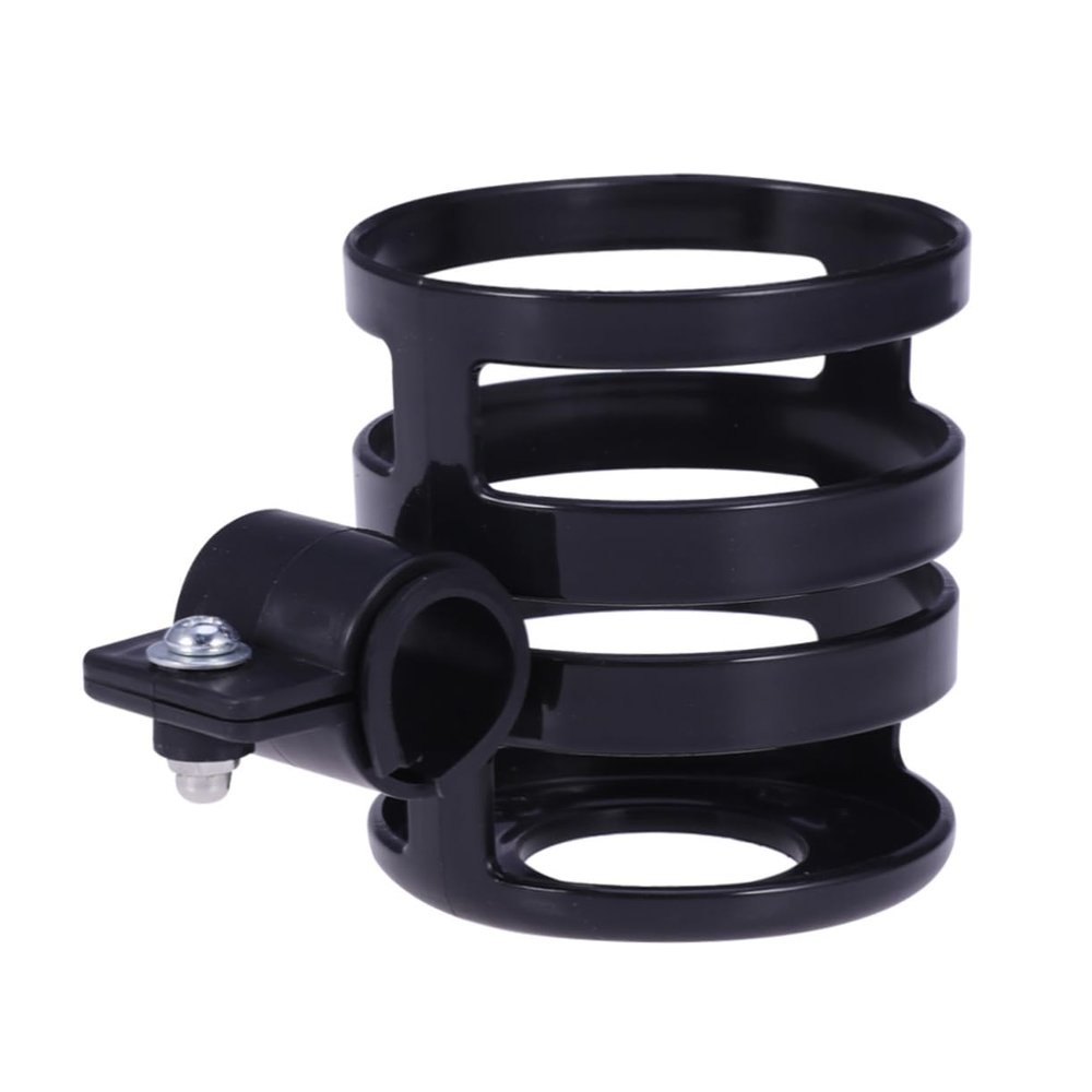 Abaodam Stroller Bottle Holder Rack Water Carrier for Carriage Lightweight and Easy to Install Fits Bottles Black