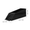KOMBIUDA 1pc Acrylic Card Dealer Portable Card Shoe for Poker Games Heavy-Duty Desktop Dealer for Family Fun Suitable for Games Decks Black view 2