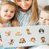 100 Pcs Cute Dog Stickers for Kids, Waterproof Puppy Stickers for Water Bottle Laptop, Dog Decor & Party Favors for Boys Girls view 3