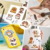 100 Pcs Cute Dog Stickers for Kids, Waterproof Puppy Stickers for Water Bottle Laptop, Dog Decor & Party Favors for Boys Girls view 4