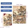 Bristlegrass Jigsaw Puzzles 500 Pieces and Up Puzzle Parent,Chinese Giuseppe Castiglione Masterpieces of Art Qianlong Emperor Plays The Zither 500 Piece Puzzle Birthday Gift Home Decor(500pcs) view 2