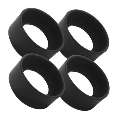 NUOBESTY 4pcs Rubber Microscope Eyepiece Covers Eye Shields for Binocular Microscopes Protects Clarity and Quality Essential Accessories