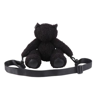 1pc Cartoon Bear Plush Shoulder Bag for Women Stylish Cross-body Pouch for Casual Use Unique and Lovely Design for Shopping and Daily Essentials
