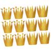 Alipis 12pcs Crown-shaped Birthday Hats for Boys and Girls Glittery Headdresses for Celebrations Fun Party Supplies for Memorable Birthday Memories view 1