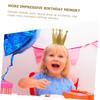 Alipis 12pcs Crown-shaped Birthday Hats for Boys and Girls Glittery Headdresses for Celebrations Fun Party Supplies for Memorable Birthday Memories view 3