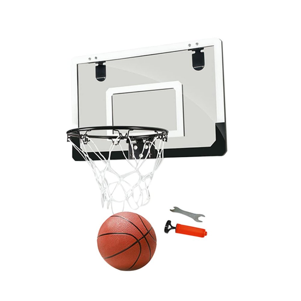 Abaodam Mini Basketball Board for Door Portable Indoor Hoop Easy Assembly Black
