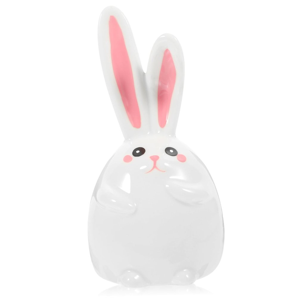 Abaodam Bunny Piggy Bank Ceramic Money Jar for Boys and Girls Cute Design for Desktop Decoration for Birthdays and Easter Encourages Saving Habits