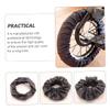 Abaodam 2pcs Carriage Wheel Covers Stroller Wind Protector Tire Protector Stroller Wheel Covers view 2