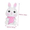 Abaodam Boys and Girls's Electronic Bunny Coin Bank Sturdy Vinyl Coin Saving Jar for Boys Girls Desktop Money Box Decor Learning to Toy view 4