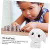 Abaodam Ceramic Bunny Piggy Bank Unbreakable Money Saving Jar for Adorable Coin Jar for Home Decor Birthday Gift view 3