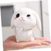 Abaodam Ceramic Bunny Piggy Bank Unbreakable Money Saving Jar for Adorable Coin Jar for Home Decor Birthday Gift view 4
