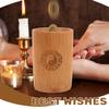 Abaodam I Ching Divination Tube Fortune-Telling Game Bucket with Chinese Copper Coins for Buddhist Prop and Family Fun 3.93X2.75X2.75 Inch view 4