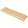 Beaupretty Wooden Domino Racks for Organizing Domino Tiles and Game Cards Natural Wood Holders for Mexican Train Versatile Storage view 1