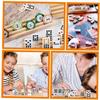 Beaupretty Wooden Domino Racks for Organizing Domino Tiles and Game Cards Natural Wood Holders for Mexican Train Versatile Storage view 3