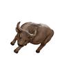 Abaodam Creative Buffalo Coin Bank Artistic Resin Storage Jar for Boy Girl Brown Cartoon Money Pot for Savings Birthday Boy Girl view 1