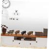 Abaodam Creative Buffalo Coin Bank Artistic Resin Storage Jar for Boy Girl Brown Cartoon Money Pot for Savings Birthday Boy Girl view 3