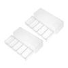 FAVOMOTO 2pcs Poker Chips Tray Poker Chips Organizer Box Storage Containers Lids Storage view 1