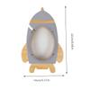 Abaodam Wooden Saving Bank Design Holder for Home Use Creative Money Storage Pot Grey for Festive Occasions view 4