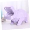 Abaodam Hippo Piggy Bank Decorative Money Box for Boys and Girls Creative Household Adornment Encourages Saving Cute Design for Desktop Decoration view 3