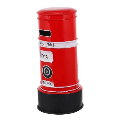 Abaodam 1pc Pillar-Box Piggy Bank Adorable Craft Money Box for Boy Girl Home Decor and Savings Mailbox Design Cute Bank for Boys and Girls
