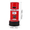 Abaodam 1pc Pillar-Box Piggy Bank Adorable Craft Money Box for Boy Girl Home Decor and Savings Mailbox Design Cute Bank for Boys and Girls view 2