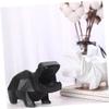 Abaodam Hippo-Shaped Money Box for Creative Desktop Ornament White Saving Pot for Household Adornment Encourages Saving with Cute Design view 4
