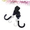 Abaodam 2pcs Stroller Clip Buggy Hook for Stroller Easy Install Remove Carrying Bag Diaper Daily Items Wheelchair Compatible view 2