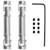 2Pcs Vgoohobby 2mm 3mm 4mm Metal RC Drive Shaft CVD Driveshaft Compatible with WLtoys Axial MN Model WPL Tamiya 1/24 1/18 1/16 1/14 1/12 RC Military Crawler Car Tractor Truck (42-55mm 3-3) view 1