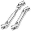 2Pcs Vgoohobby 2mm 3mm 4mm Metal RC Drive Shaft CVD Driveshaft Compatible with WLtoys Axial MN Model WPL Tamiya 1/24 1/18 1/16 1/14 1/12 RC Military Crawler Car Tractor Truck (42-55mm 3-3) view 3