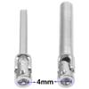 2Pcs Vgoohobby 2mm 3mm 4mm Metal RC Drive Shaft CVD Driveshaft Compatible with WLtoys Axial MN Model WPL Tamiya 1/24 1/18 1/16 1/14 1/12 RC Military Crawler Car Tractor Truck (60-80mm 4-4) view 4