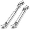 2Pcs Vgoohobby 2mm 3mm 4mm Metal RC Drive Shaft CVD Driveshaft Compatible with WLtoys Axial MN Model WPL Tamiya 1/24 1/18 1/16 1/14 1/12 RC Military Crawler Car Tractor Truck (50-65mm 4-4) view 3