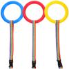 3Pcs Toddler Walking Safety Ropes with Handles for Kindergarten and Preschool Bright Colors Leash for Outdoor Activities view 1