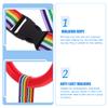 3Pcs Toddler Walking Safety Ropes with Handles for Kindergarten and Preschool Bright Colors Leash for Outdoor Activities view 2