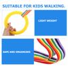 3Pcs Toddler Walking Safety Ropes with Handles for Kindergarten and Preschool Bright Colors Leash for Outdoor Activities view 3