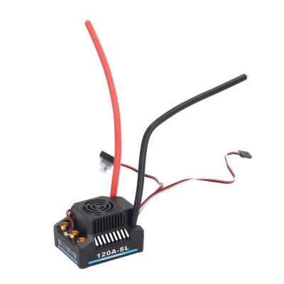 Alomejor 120A Brushless ESC High Performance RC Electronic Speed Controller for 1/8 1/10 Model Car