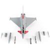 Motor city classics JC Wings | 1:72 Scale Model Military Aircrafts | EuroFighter EF-2000 Typhoon FGR4, Royal Air Force, No. 41(R) Squadron, 100th Anniversary Edition, 2015 | Model JCW-72-2000-010 view 2