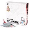 Motor city classics JC Wings | 1:72 Scale Model Military Aircrafts | EuroFighter EF-2000 Typhoon FGR4, Royal Air Force, No. 41(R) Squadron, 100th Anniversary Edition, 2015 | Model JCW-72-2000-010 view 4