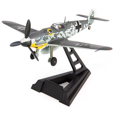 Motor city classics JC Wings | 1:72 Scale Model Military Aircrafts | BF 109G-6, Luftwaffe, JG 51, Bulgaria, 1944 | Model JCW-72-BF109-002