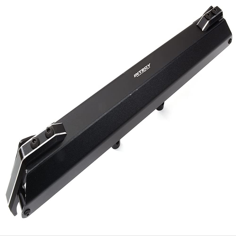 Black Billet Machined Rear Bumper Upgrade for Axial SCX6 JLU Wrangler 1/6 250002