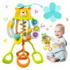 HOLA Montessori Toys for 1 Year Old Boys-Rattle Teething Baby Toys 0-6 & 6-12 Months, Silicone Pull String Sensory Toys for 1 Year Old Girl Gifts Christmas Stocking Stuffers view 1