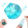 1pcs Blue Big 2.45 Stress Cube Masonry Ice Squishy Stress Balls-Diamond Malt Sugar Ball-Fidget Toy for Your Best Mellow and Chill-Square Shape Hand Exercise Balls- Age 3 to Adult view 1