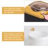 Electric Mini Washing Machine, Mini Simulation Washing Machine Cosmetic Tool Cleansing Machine Children Toy Gift, Gold view 2